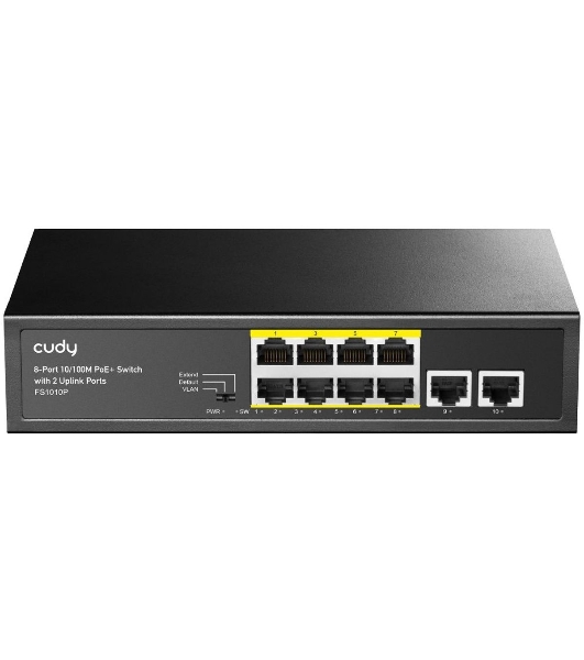 Коммутатор Cudy FS1010P, 10×100 Мбит/с