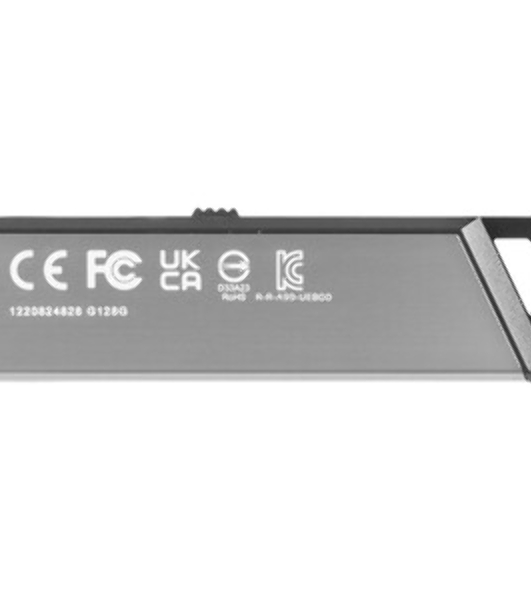 Флешка USB ADATA UE800 (AELI-UE800-128G-CSG), 128Gb, Type-C USB 3.2, R/W 1000/550, серебристый