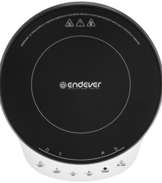 Плитка электрическая индукционного типа Endever Skyline IP-70, черный, мощность 1800 Вт, диаметр посуды 12-26 см, 10 режимов мощности, 5 шт/уп