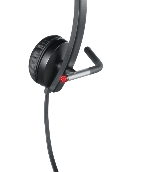 Гарнитура Logitech H650e чёрный, проводная, USB