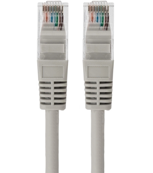 Пaтч-корд U/UTP Rexant, cat.5e, RJ45-RJ45, неэкранированный, LSZH серый, 5м