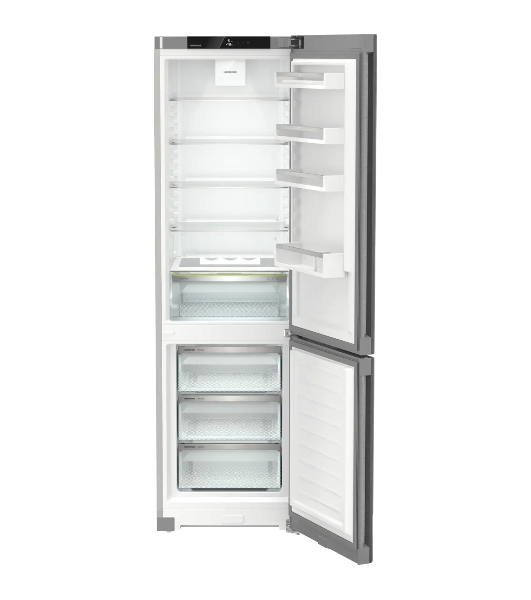 Холодильник Liebherr Pure CNsdc 5703-22 001 серебристый SmartSteel двухкамерный 266/94л морозилка снизу