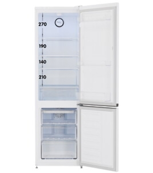 Холодильник Beko B1RCNK312W белый двухкамерный 200/76л морозилка снизу, No Frost