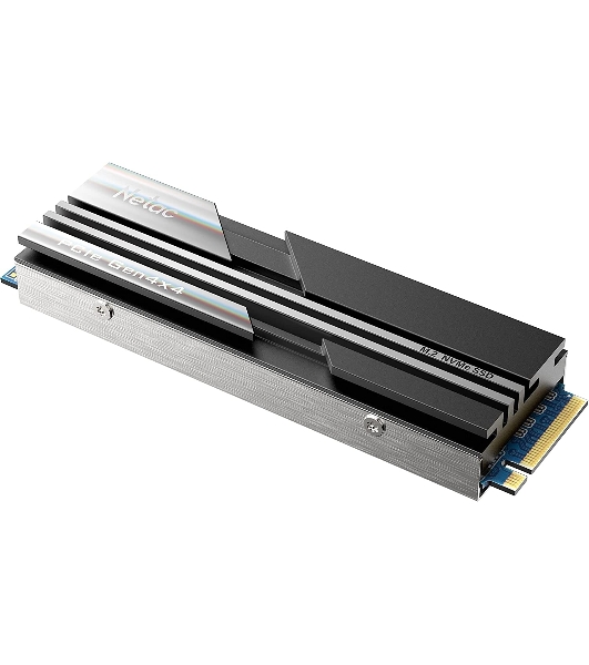 Накопитель SSD Netac NV5000, 1Tb, M.2 2280, PCIe 4.0 x4, NVMe, R/W 5000/4400, с радиатором