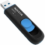 Флешка USB ADATA UV128 (AUV128-512G-RBE), 512Gb, USB 3.2 Gen1, R/W 100/30, черный/синий, фото 1