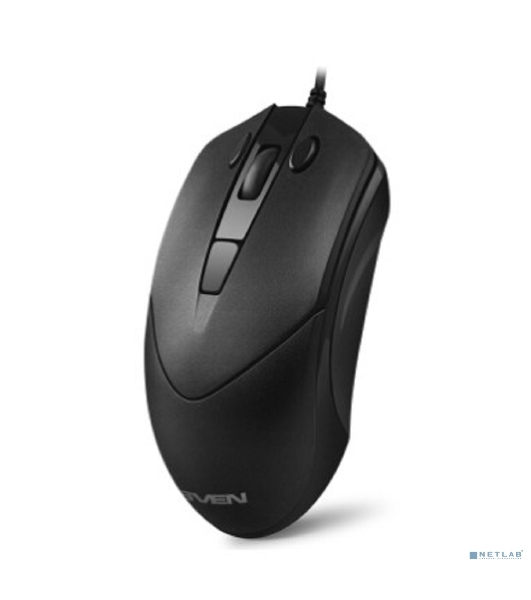 Мышь проводная SVEN RX-100 черный, 4000 dpi, USB, кнопки - 6