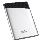Внешний SSD Netac Z6S, 2TB, USB 3.2 Gen 2 Type-C, R/W 520/480, серебристый, фото 1