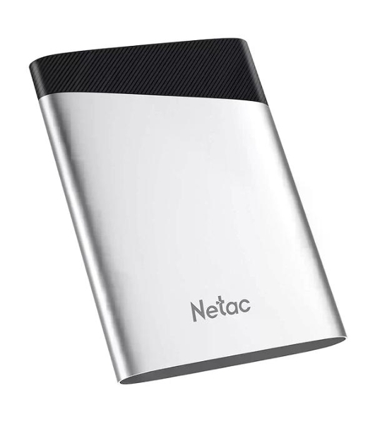 Внешний SSD Netac Z6S, 2TB, USB 3.2 Gen 2 Type-C, R/W 520/480, серебристый