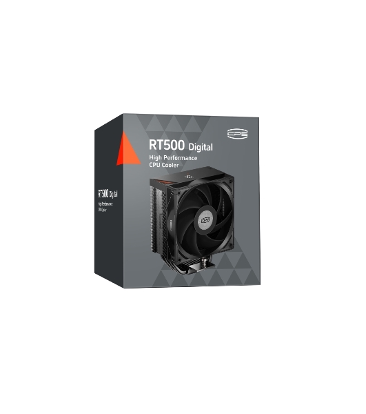 Кулер для процессора PCCooler RT500 Digital черный 120мм алюминий+медь 2200rpm 32db 4-pin 240W