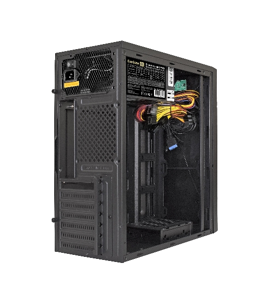 Компьютерный корпус ExeGate XP-333U черный, Miditower ATX, (XP450, Black,120мм), 1*USB+2*USB 3.0, Audio