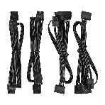 Блок питания серверный 400W ExeGate ServerPRO-400PAS (ATX, APFC, КПД 80% (80 PLUS), 12cm fan, 24pin, 2x(4+4)pin, 4xPCI-E, 6xSATA, 4xIDE, Cable Management, black), фото 1