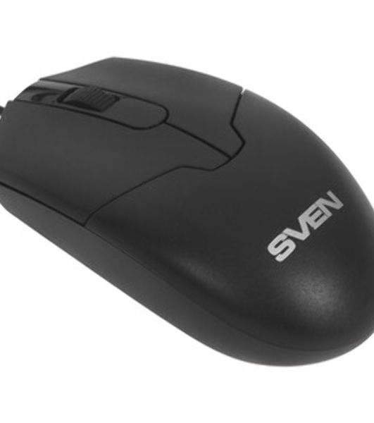 Мышь проводная SVEN RX-30 черный, 1000 dpi, USB, кнопки - 3