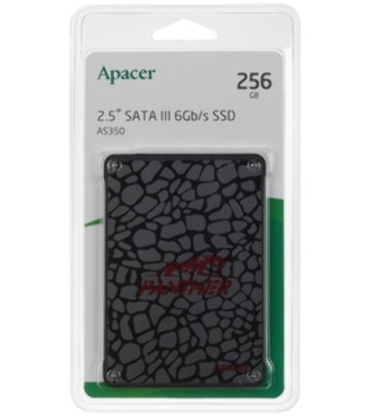Накопитель SSD Apacer AS350 PANTHER, 256Gb, 2.5', SATA III, R/W 560/540