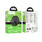 Зарядное устройство Hoco 20Вт, 3А, QC3.0/PD, 1xUSB, 1xType-C, CS101A, черный, коробка, фото 1