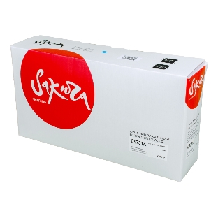 Картридж лазерный Sakura C9731A для принтера HP Laser Jet 5500/5550, синий, 12000 к.