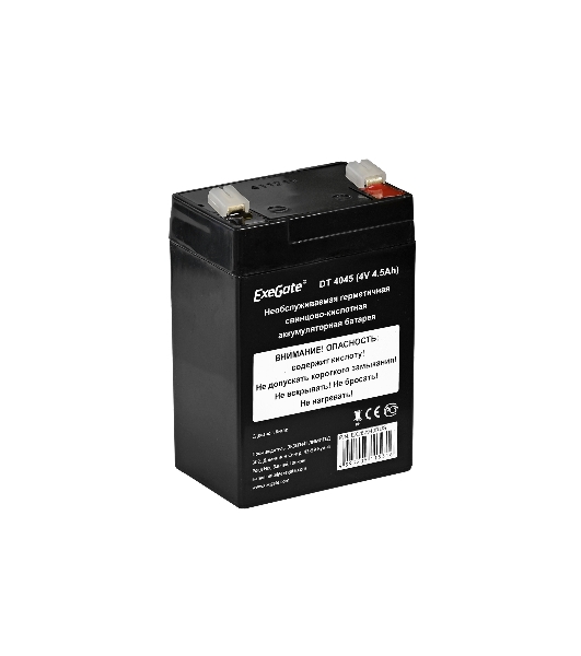 Батарея для ИБП ExeGate DT 4045 (4V 4.5Ah), клеммы F1