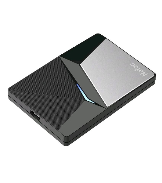Внешний SSD Netac Z7S, 960 Gb, USB 3.2 Gen 2 Type-C, R/W 550/480, черный