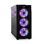 Компьютерный корпус Miditower ExeGate i3 BASE-NPX600 (ATX, БП 600NPX с вент. 12 см, с окном, 1*USB+1*USB 3.0, аудио, 4 вент. 12см с RGb подсветкой), фото12