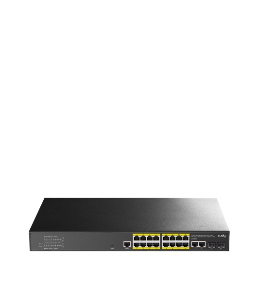 Коммутатор Cudy GS2018PS2-200W, 16×1 Гбит/с, 2×1 Гбит/с SFP