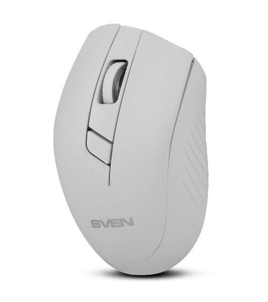 Мышь беспроводная SVEN RX-425W белый, 1600 dpi, радиоканал, USB, кнопки - 6