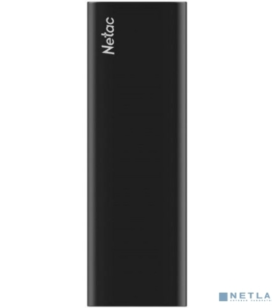 Внешний SSD Netac Z SLIM, 250 Gb, USB 3.2 Gen 2 Type-C, R/W 550/480, черный