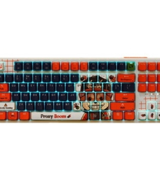 Клавиатура A4Tech Bloody AT87 проводная USB черный/красный