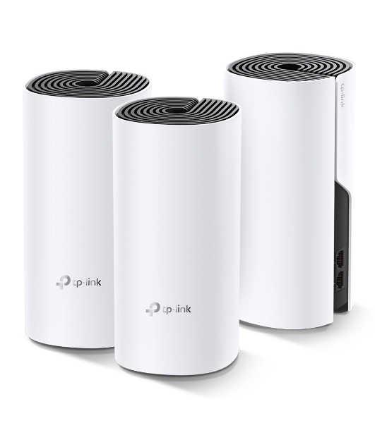 Бесшовный Mesh роутер TP-Link Deco M4 (DECO M4(3-PACK)) AC1200 10/100/1000BASE-TX (упак.:3шт)