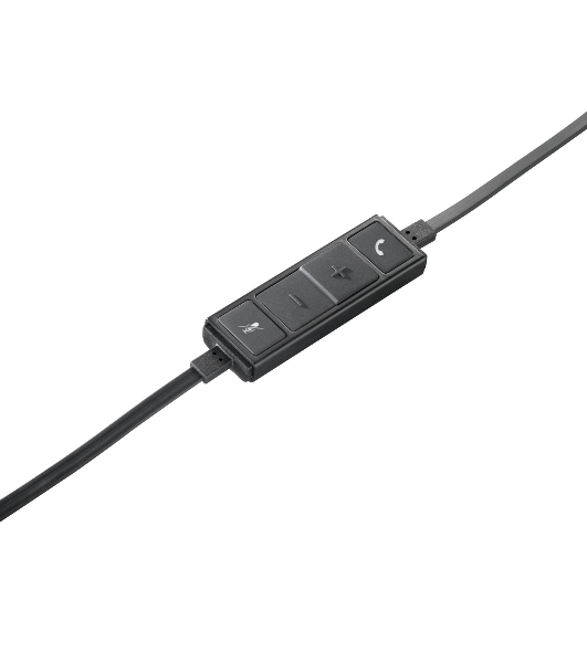 Гарнитура Logitech H650e чёрный, проводная, USB