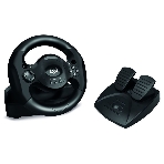 Руль SVEN GC-W300 (педали, вибро, лепестки, D-pad, 10 кл, резин. вставки, PC, цифр. и аналог., фото11