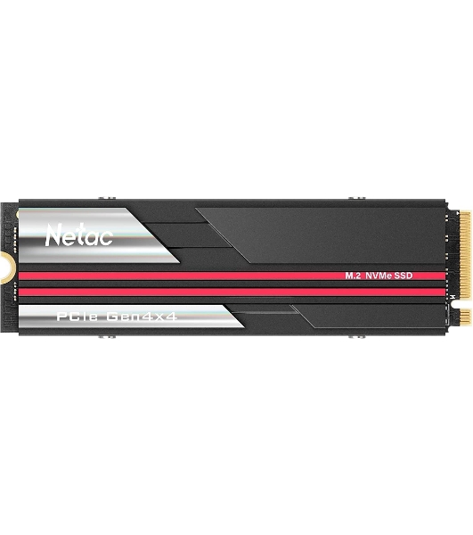 Накопитель SSD Netac NV3000, 2Tb, PCIe 3.0 x4, M.2 2280, NVMe, R/W 3100/2100, с радиатором