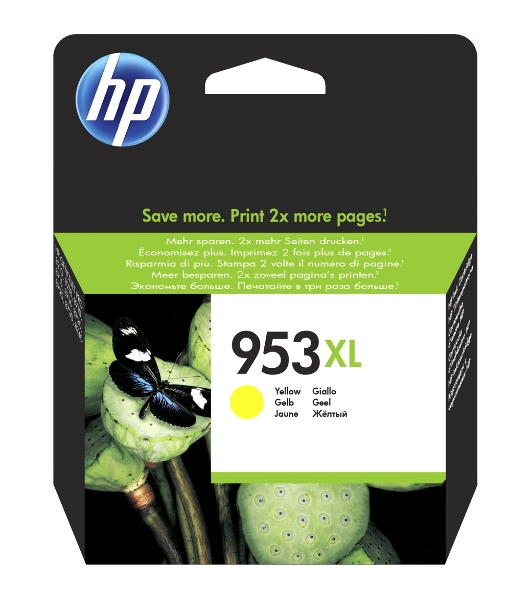Картридж струйный HP 953XL F6U18AE желтый для HP OJP 8710/8715/8720/8730/8210/8725 (1600 стр.)