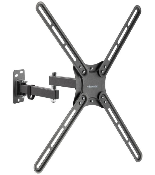 Кронштейн для телевизора Kromax CORBEL-7 черный 22'-65' макс.30кг настенный поворот и наклон