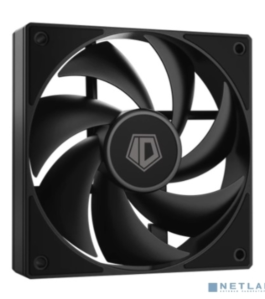 Вентилятор для корпуса ID-Cooling AF-125-K черный, 120 мм, 2000 об/мин, 29.85 дБ, 4 pin