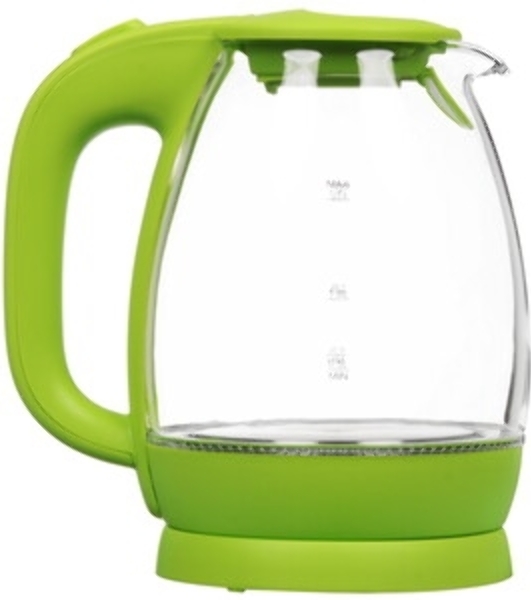 Чайник Homestar HS-1012 1.7 л, стекло, зеленый (003943)