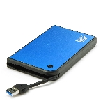 Внешний корпус для HDD/SSD AgeStar 3UB2A14 SATA II пластик/алюминий синий 2.5', фото7