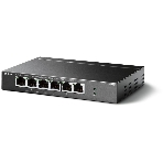 Коммутатор TP-Link 4-port 10/100Mbps Unmanaged PoE+ Switch with 2 10/100Mbps uplink ports, meta case, desktop mount, 4 802.3af/at compliant PoE+ port, 2 10/100Mbps uplink ports, DIP switches for Extend mode, Isolation mode and Priority mode, up to 250m PoE power supply, фото3