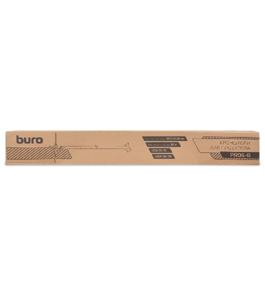 Кронштейн для проектора Buro PR06-B черный макс.20кг потолочный поворот и наклон