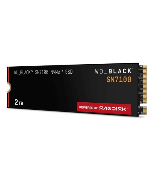Накопитель SSD 2TB WD Black SN7100, M.2 2280, PCI-E 3x4, R/W - 7250/6900 Mb/s 3D-NAND TLC