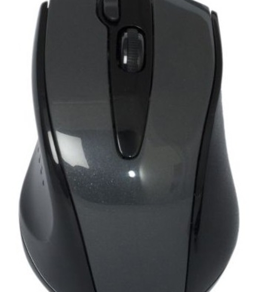 Мышь проводная A4Tech N-500F серый глянец/черный, 1200 dpi, USB, кнопки - 4