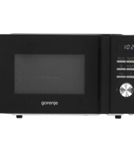 Микроволновая печь Gorenje MO20A4BH черный, 20 л, 800 Вт, переключатели - кнопки, поворотный механизм