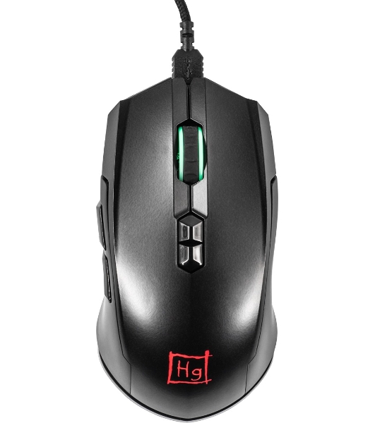 Мышь беспроводная Harper Gaming Spigot WGM-01 черный, 4000 dpi, радиоканал, USB, кнопки - 7