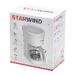 Кофеварка капельная Starwind STD0611 белый, исп. кофе - молотый, 0.6 л, 600 Вт., фото2