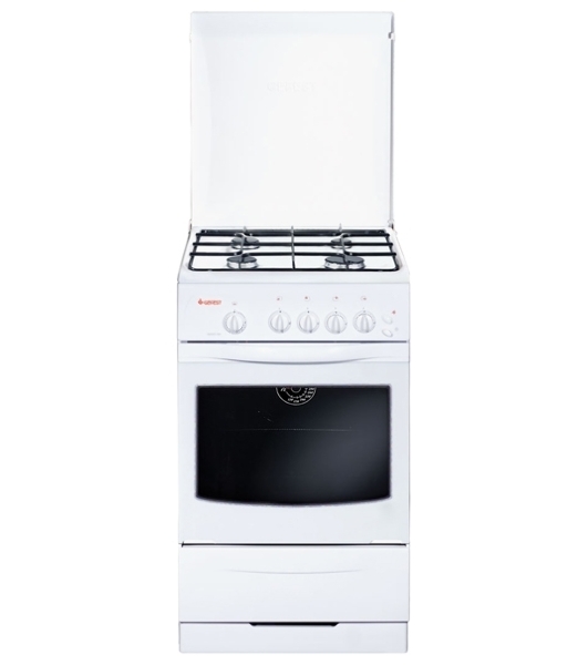 Плита газовая Gefest 3200-06 К2 белый, конфорок 4 шт, духовка 42 л, 50 см x 85 см x 57 см
