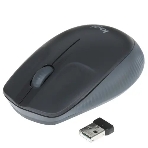 Мышь беспроводная Logitech M190 черный/серый, 1000 dpi, радиоканал, USB, кнопки - 3, фото7
