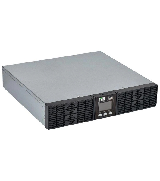 Источник бесперебойного питания Online Rackmount 2кВА/2кВ, однофазный с LCD дисплеем 36VDC без АКБ 2U