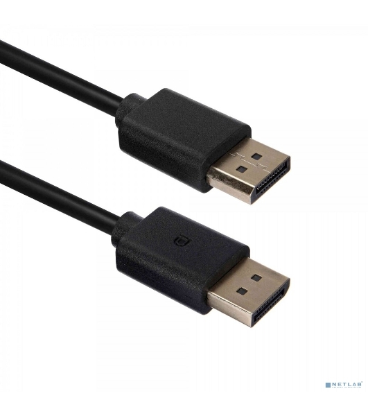 Кабель ACD-DDPM2-10M DisplayPort 1.2, Golden Plated, 20m/20m, черный,10м