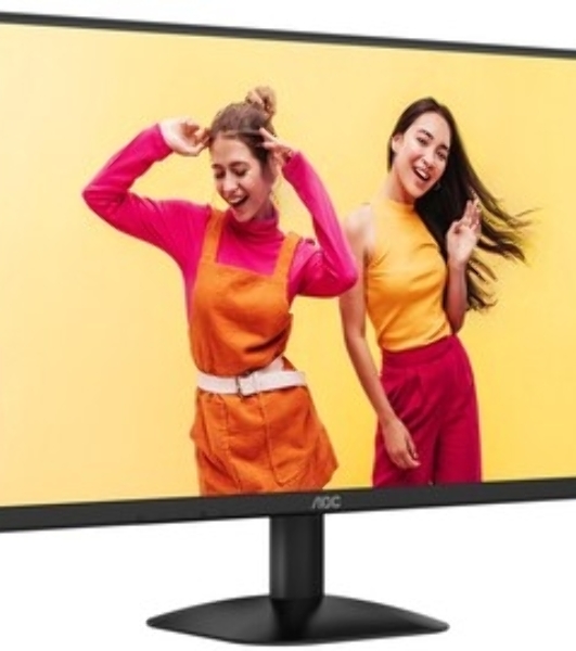 Монитор 23.8' AOC Q24B35 IPS 2560x1440, 120 Гц, 4 мс, 16:9, 250 кд/м², HDMI 2.0, DP 1.4, HDR10, черный