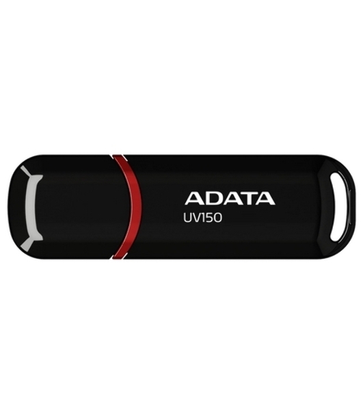 Флешка USB ADATA UV150 (AUV150-32G-RBK), 32Gb, USB 3.0, R/W 100/30, черный