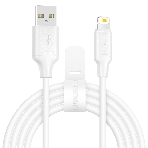 Кабель Crown USB - Lightning CMCU-3018L белый, фото3