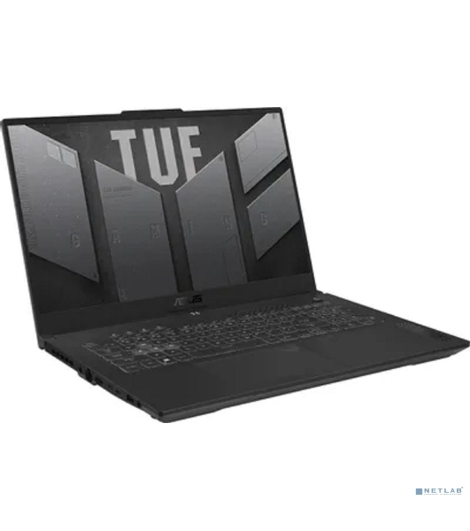 Ноутбук ASUS TUF Gaming FA707NUG-HX182/17.3'/IPS/AMD Ryzen 7 7445HS/16Gb/512Gb SSD/NVIDIA GeForce RTX 4050 6Gb/noOS/серый/2.6kg